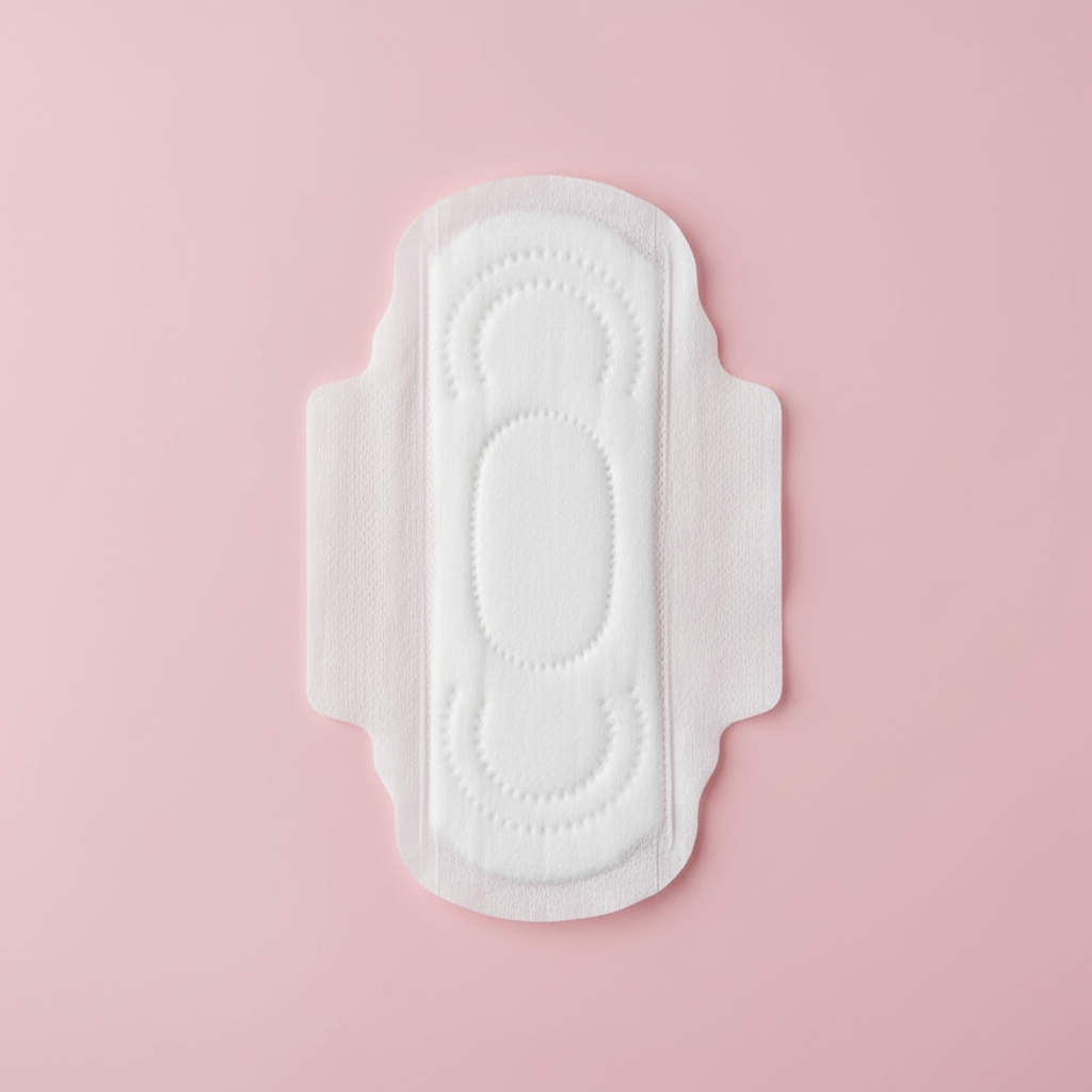 Open Organic Pad on Pink