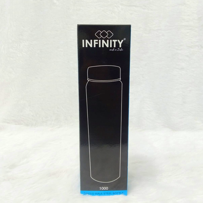 Infinity Artic insulated stainless steel water bottle with vacuum insulation, 1000ml capacity