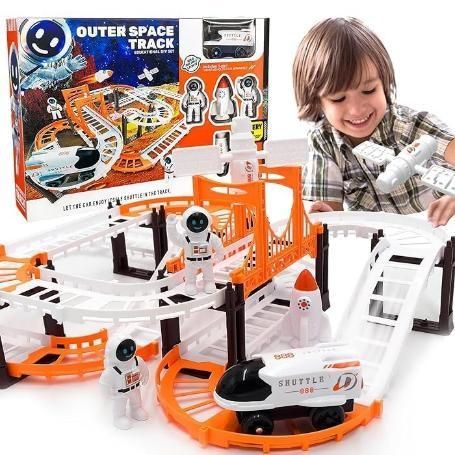 Astronaut Spaceship Track Set – Buy Outer Space Toy Race Track for Kids Online