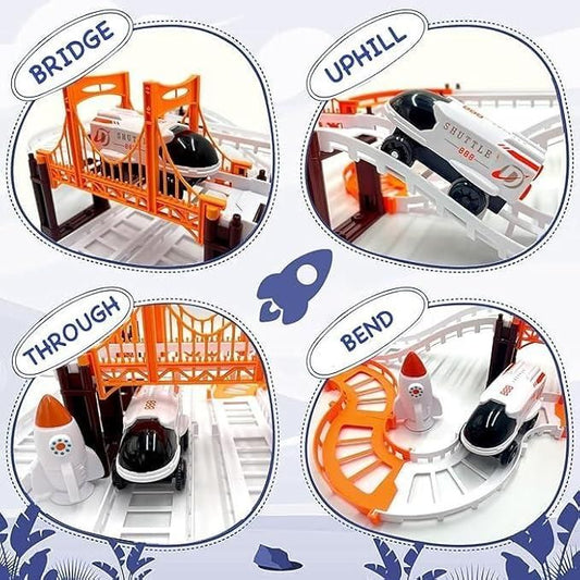 Astronaut Spaceship Track Set – Buy Outer Space Toy Race Track for Kids Online