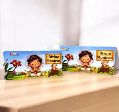 Divine Mantras Spiritual Learning Flashcards for Kids & Adults – Hindi & English Chants