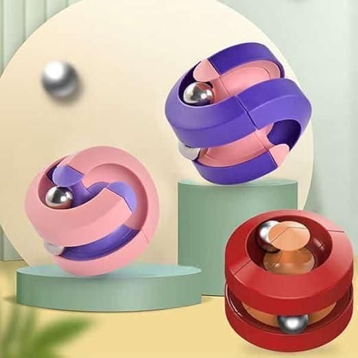 Rotating Bead Toy for Kids – Orbit Ball Cube Sensory Fidget Toy | Anti-Stress Decompression Toy