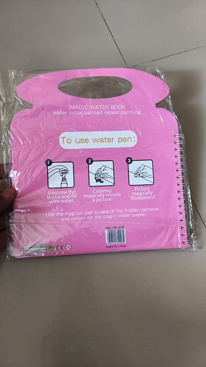 Cartoon Character Printed Magic Water Book