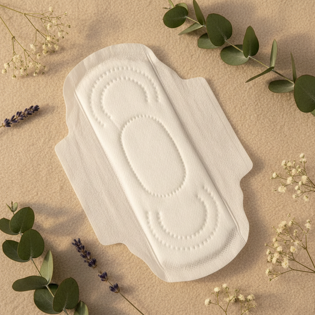 Open Organic Pad on Beige