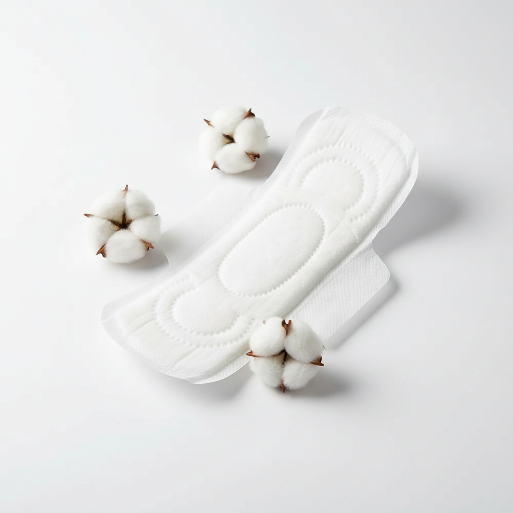 Open Organic Pad with Cotton