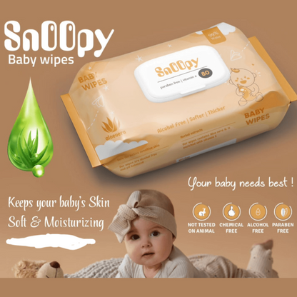 THE GIR FARMER organic baby wet wipes pack with soft and moisturizing formula, alcohol-free and paraben-free