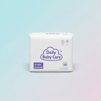 XL Size 50 Diapers Package