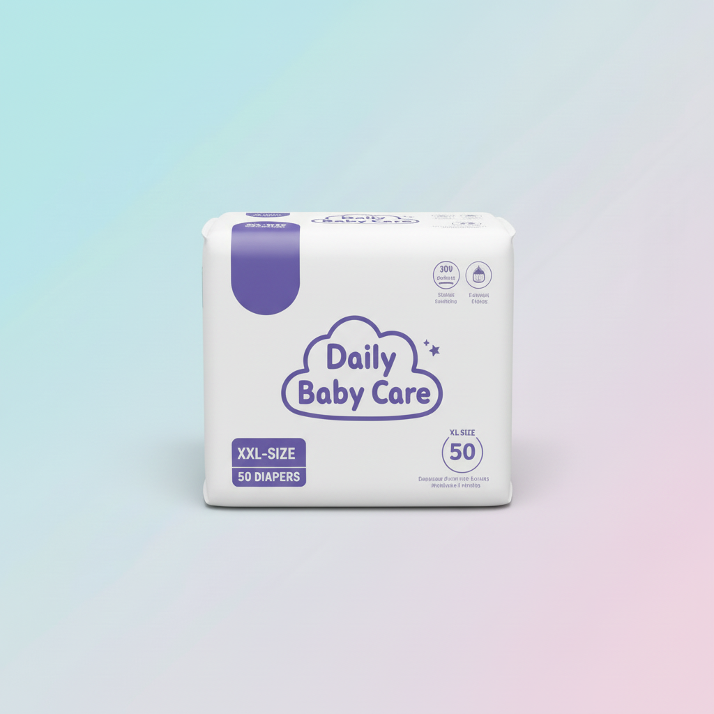 XXL Baby Diaper Package 50 Count